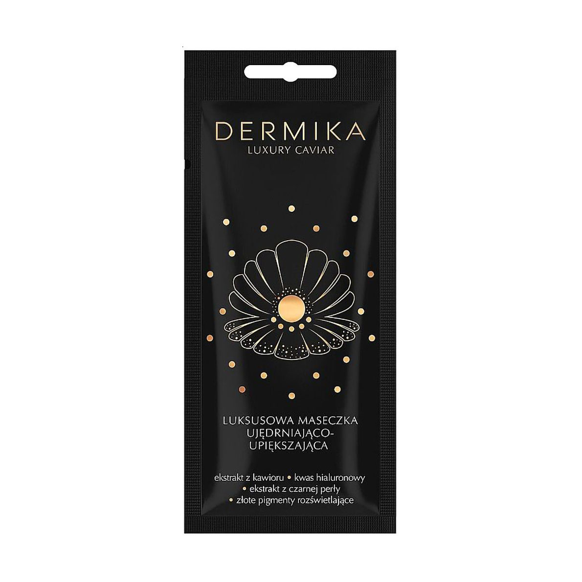 Підтягувальна омолоджувальна маска для обличчя Dermika Luxury Caviar Mask, 10 мл